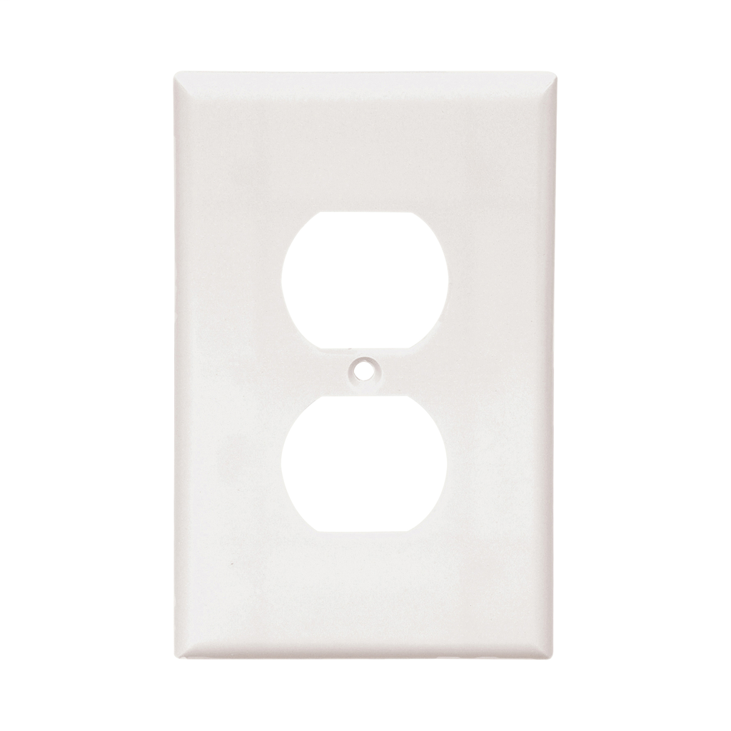Mayer-DDS-Eaton thermoset duplex receptacle wallplate-1
