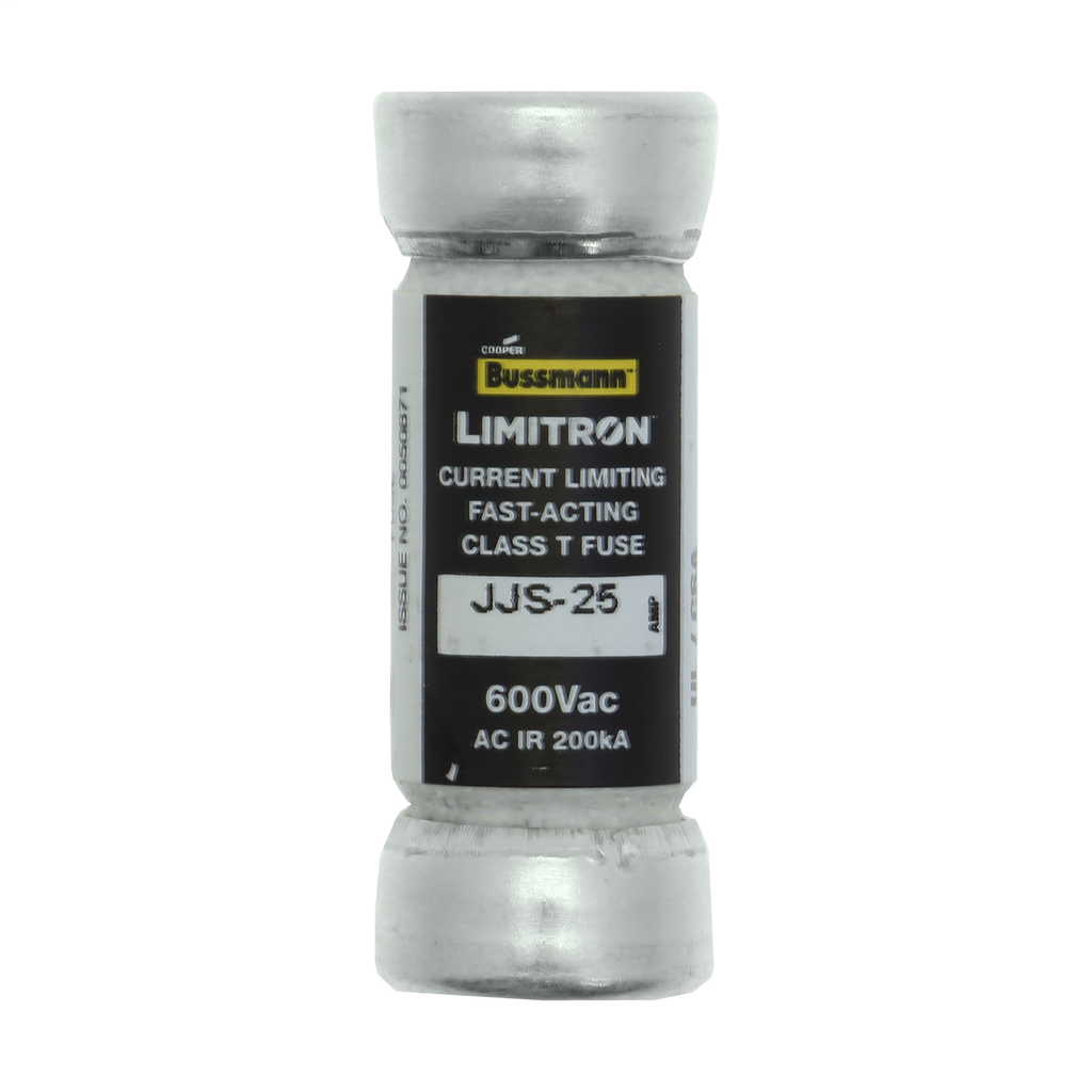Bussmann Series JJS-25 Class T Tron Fast Acting Fuse Bussmann Series JJS-25 Class T Tron Fast Acting Fuse
