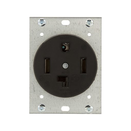 Product image for EWD 5744N Recp Sgl Flush 30A 125/25