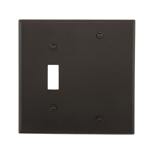 Product image for EWD 5171BK Wallplate 2G Toggle/Blan