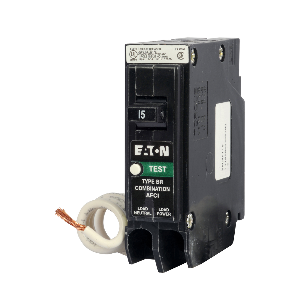 Product image for Eaton Electrical BRCAF120 1 Inch Type BRC Combination AFCI Circuit Breaker