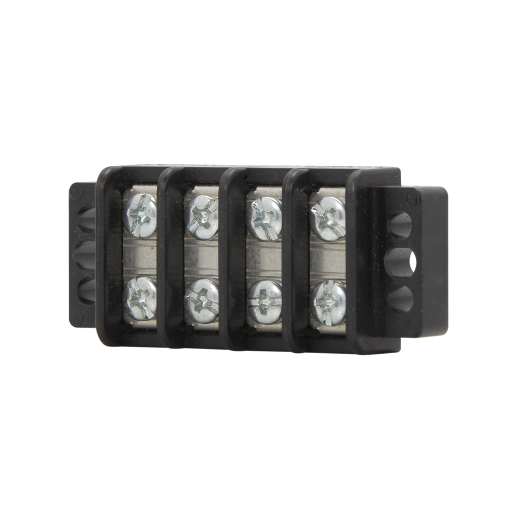 Product image for Bussmann Series TB200-08 22 to 12 AWG 8-Pole Thermoplastic Double Row Terminal Block