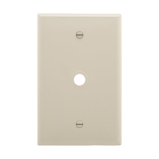 Mid-size Telephone & Coaxial Wallplate