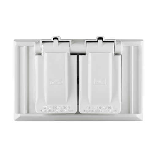 Eaton non-metallic duplex receptacle cover