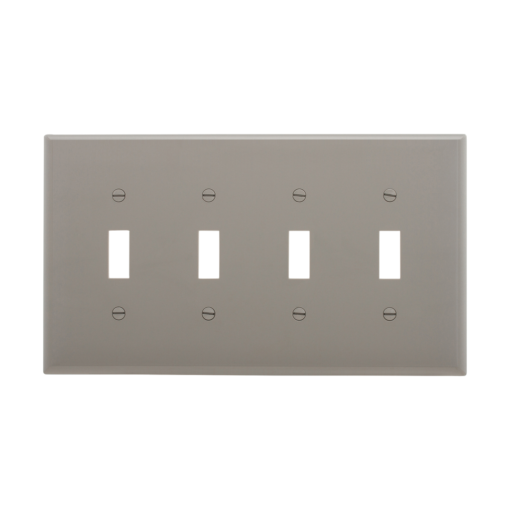 Product image for EWD PJ4GY Wallplate 4G Toggle Poly
