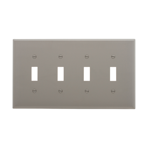 Product image for EWD PJ4GY Wallplate 4G Toggle Poly