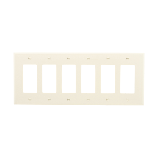 Product image for EWD PJ266A Wallplate 6G Decorator P