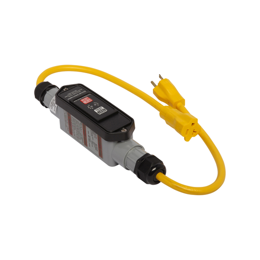 Portable GFCI Molded Locking Plug