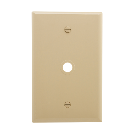 Mid-size Telephone & Coaxial Wallplate