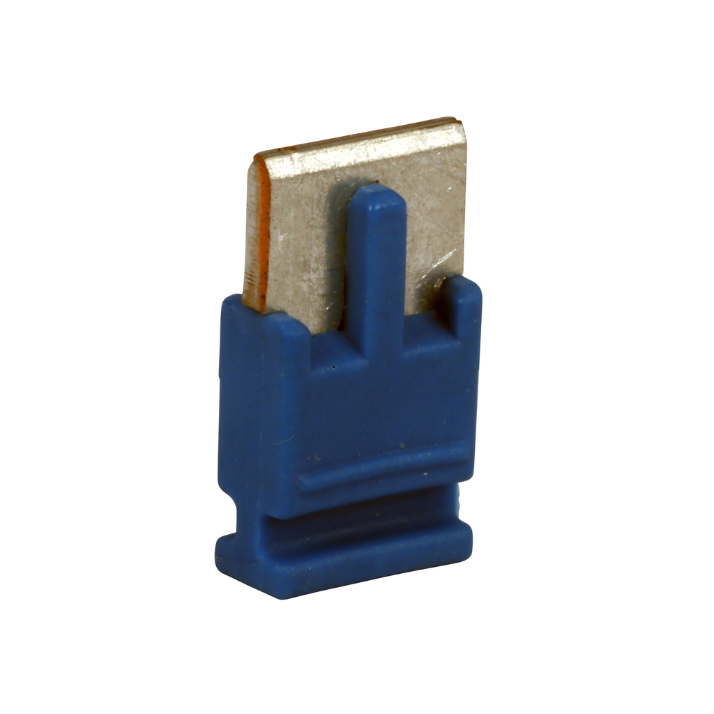 Product image for Cutler-Hammer XRAFBST2BU 2-Position Snap-In Jumper, XR Series, Blue