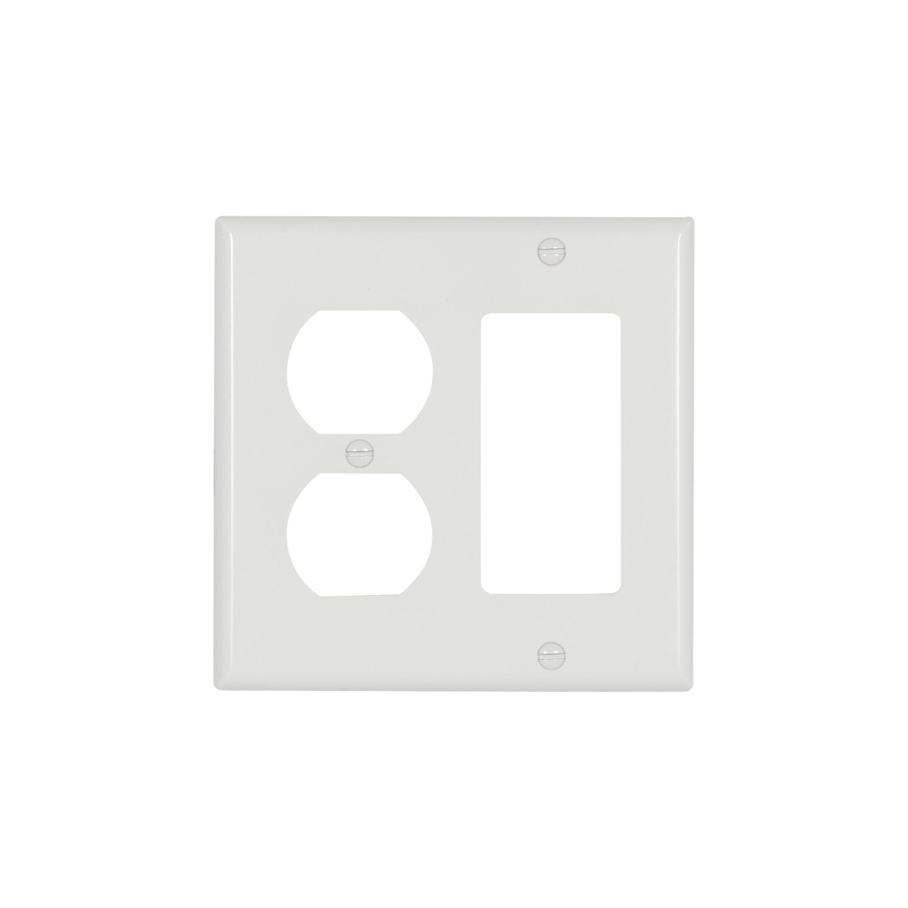 EWD 2157W-BOX Wallplate 2G Dup/Deco EWD 2157W-BOX Wallplate 2G Dup/Deco