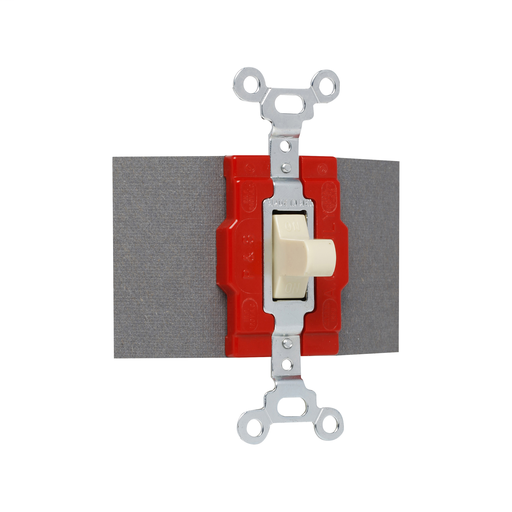 Product image for Arrow Hart 1226V 20A 120/277V Single Pole Maintained Contact Toggle Switch, Industrial Grade, Center Off - Ivory