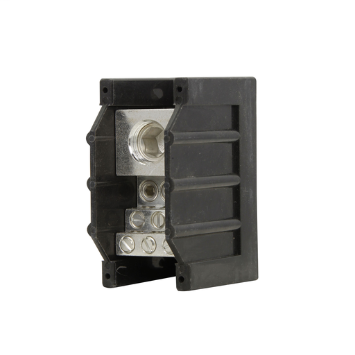 Product image for Bussmann Series 16376-1 1-Pole 2 AWG to 600 MCM Thermoplastic Power Terminal Block