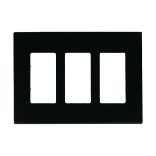 Product image for EWD PJS263BK Wallplate 3G Deco Scre