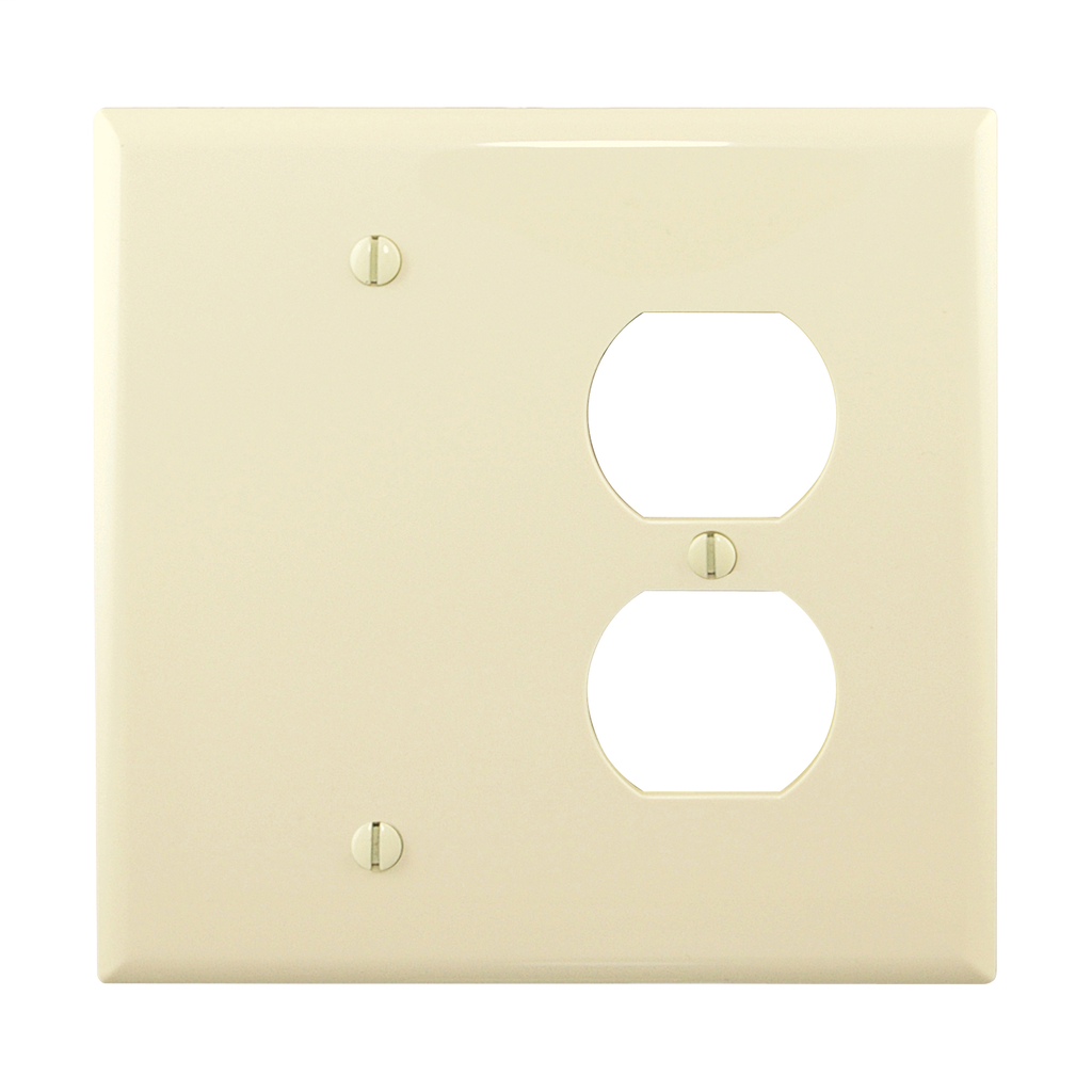 Product image for EWD PJ138A Wallplate 2G Duplex/Blan