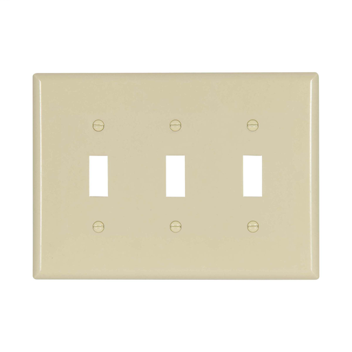 Product image for EWD 2041V-BOX Wallplate 3G Toggle T