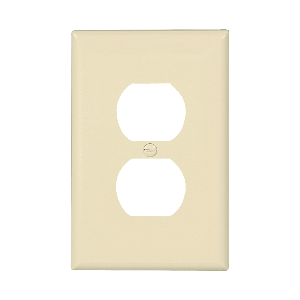 Product image for EWD PJ8A Wallplate 1G Duplex Poly M