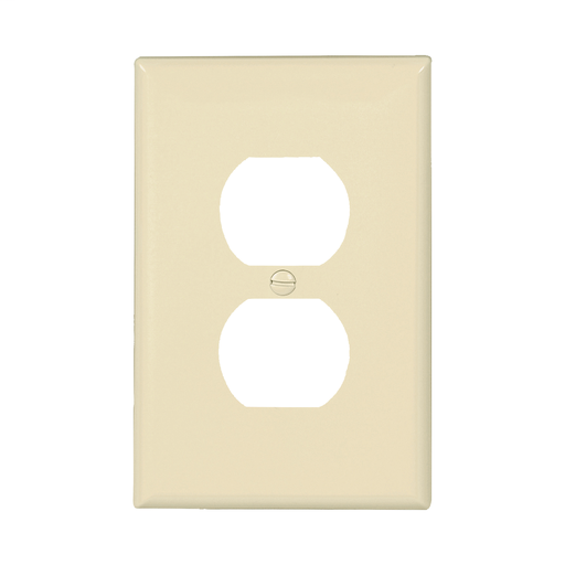 Mid-size Duplex Receptacle Wallplate