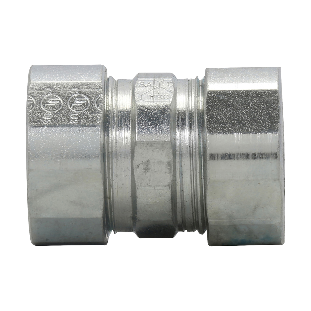 Product image for Crouse-Hinds Series 668US 3-1/2 Inch USA Malleable Iron Compression EMT Coupling