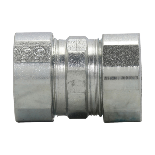 Product image for Crouse-Hinds Series 668US 3-1/2 Inch USA Malleable Iron Compression EMT Coupling
