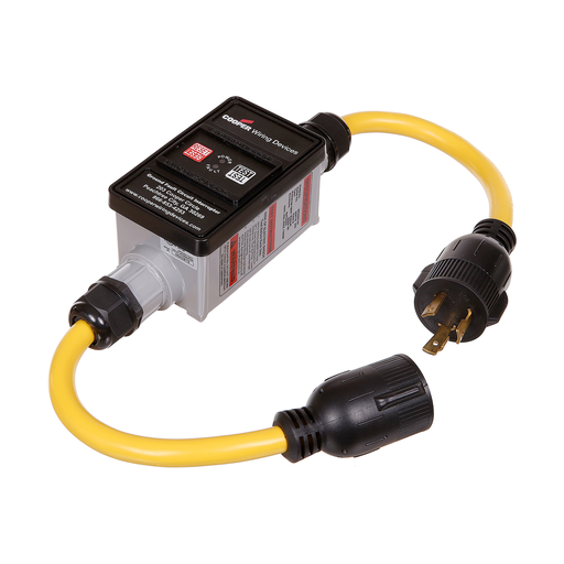 Portable GFCI Molded Locking Plug and Connector