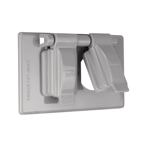 Eaton non-metallic duplex receptacle cover
