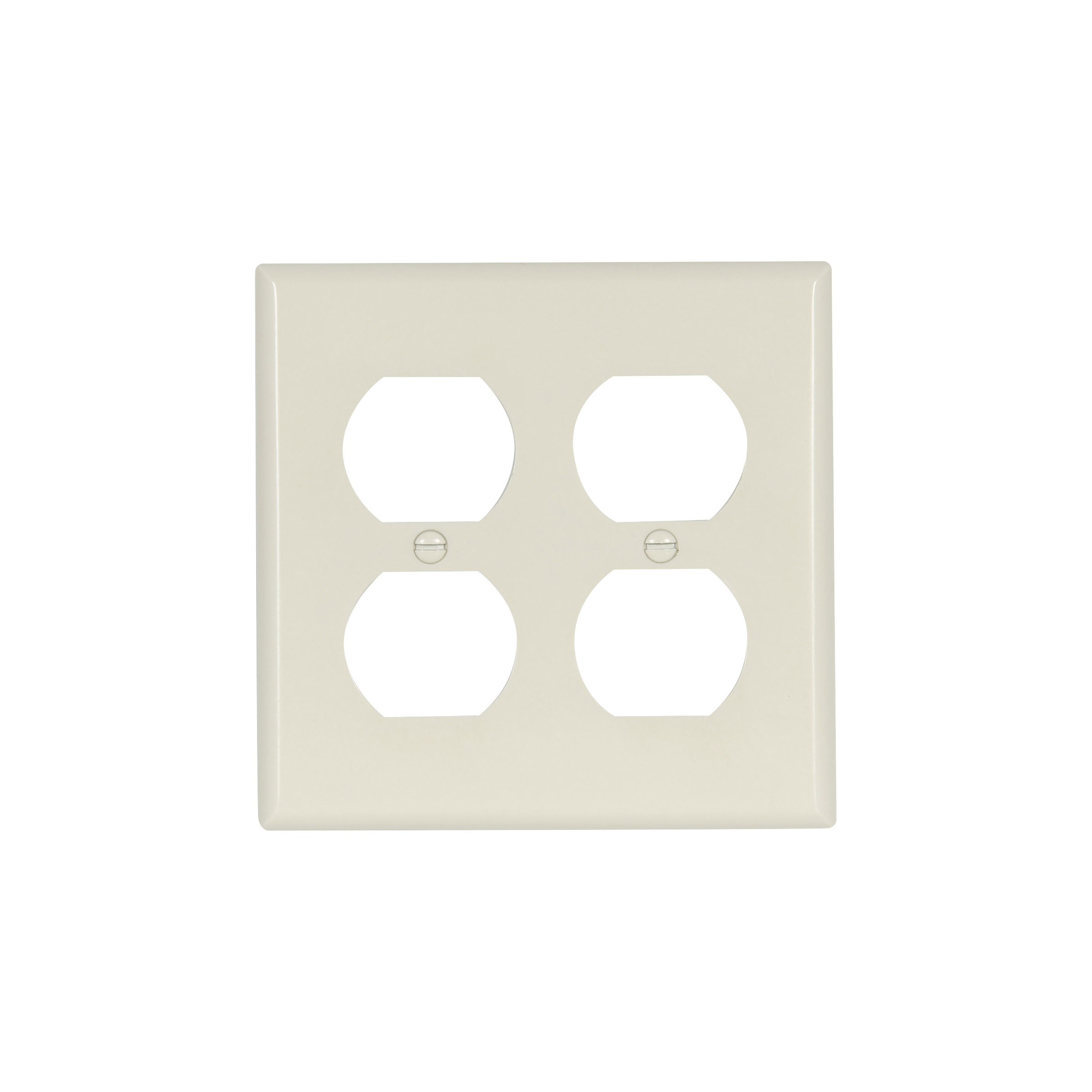 Standard Size Duplex Receptacle Wallplate
