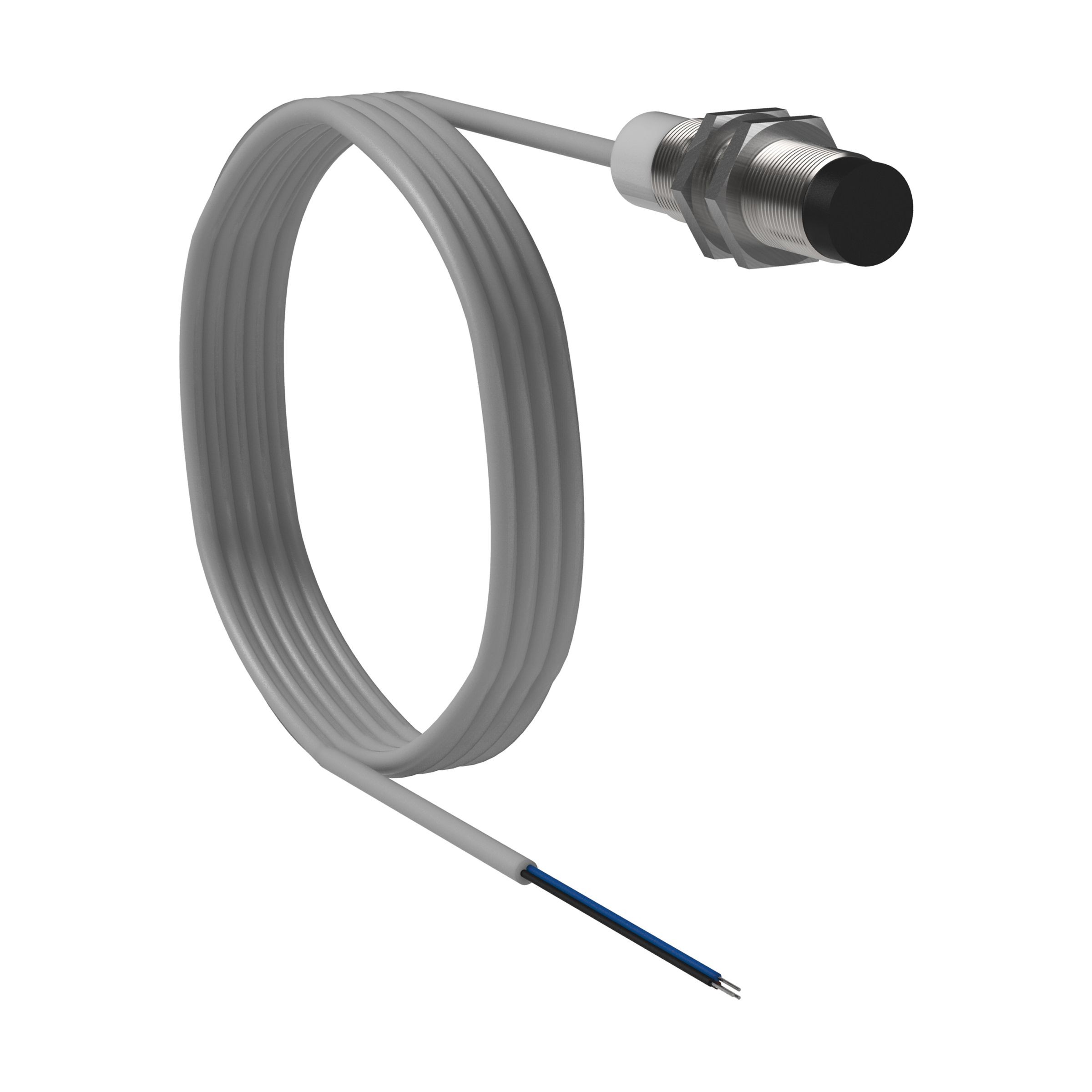 E57P PROX, 18MM,DC,UNSH,PNP,NC,STD,SN=8MM,2M CBL