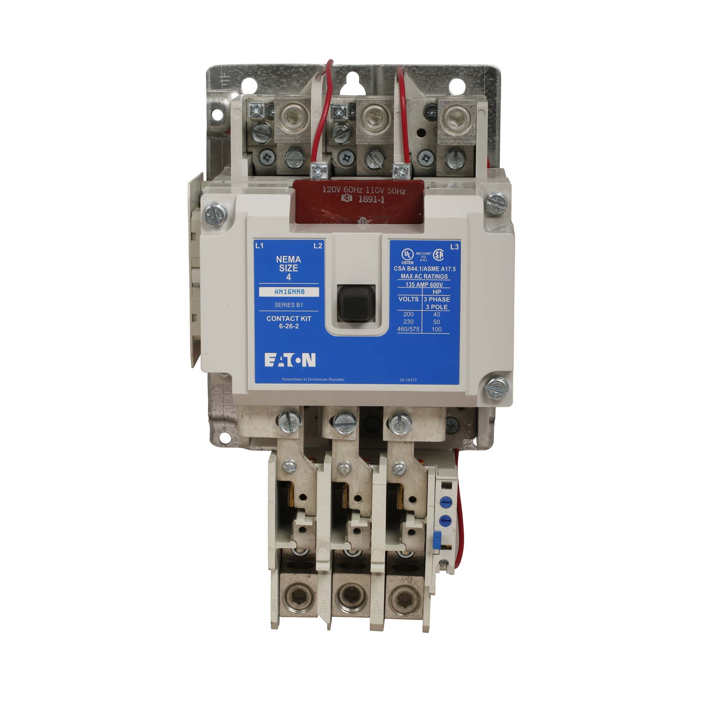 NEMA Freedom Series Non-Reversing Reset Overload Relay Starter