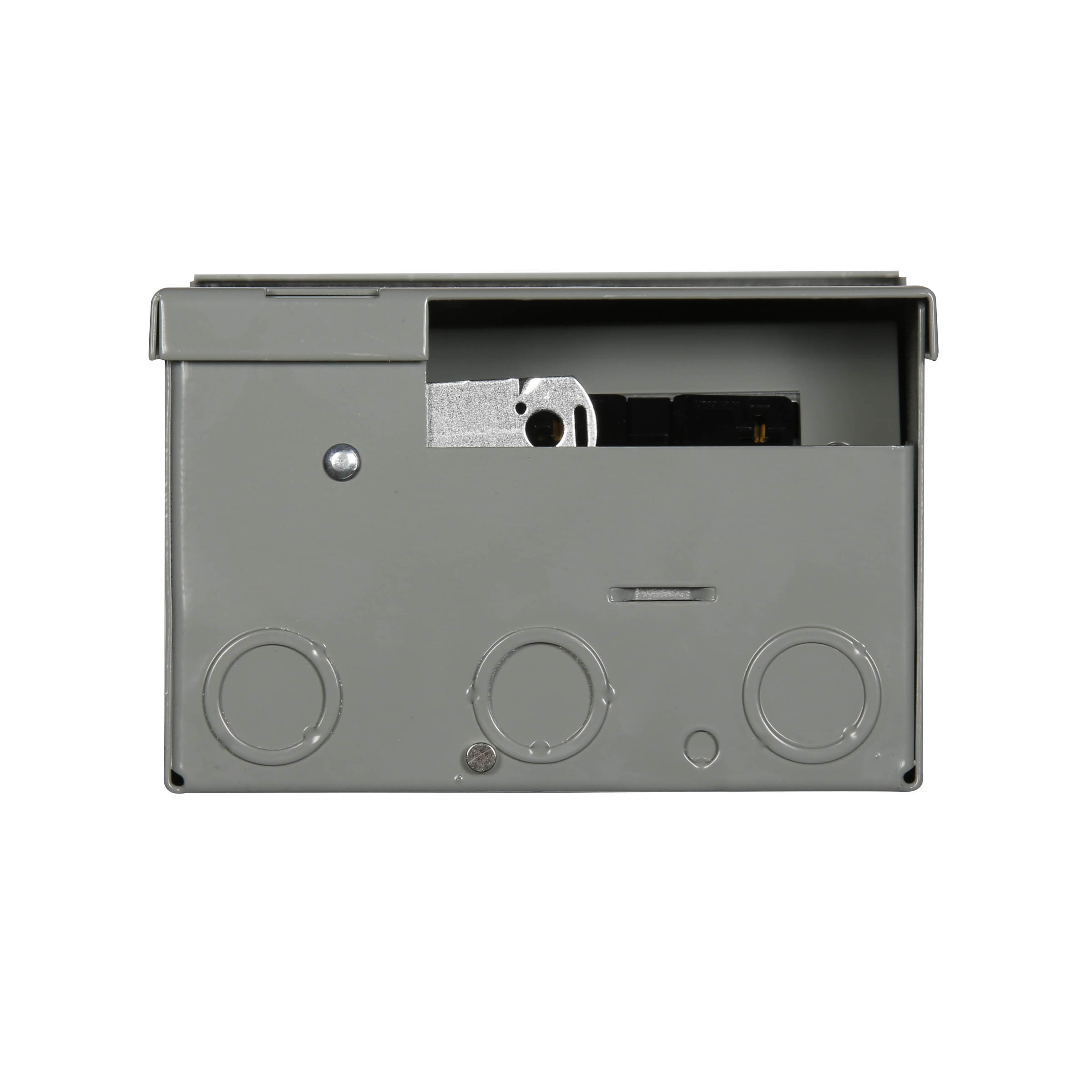 Air-Conditioning Disconnect, 30A, Fused, Metallic w/ 20A GF