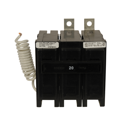EATON CUTLER HAMMER QBHW1020 Type BA Type QBH QBHW Breaker Single Pole 20 Amp