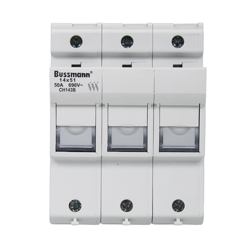 Product image for Bussmann Series CH143B 400 Amp 14 x 51 mm Fuse Holder