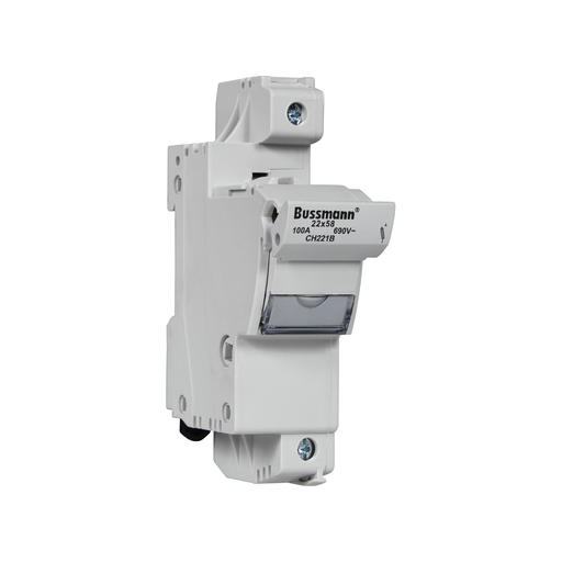 Product image for Bussmann Series CH221B 1-Pole 22 x 58 mm Cylindrical Fuse Holder