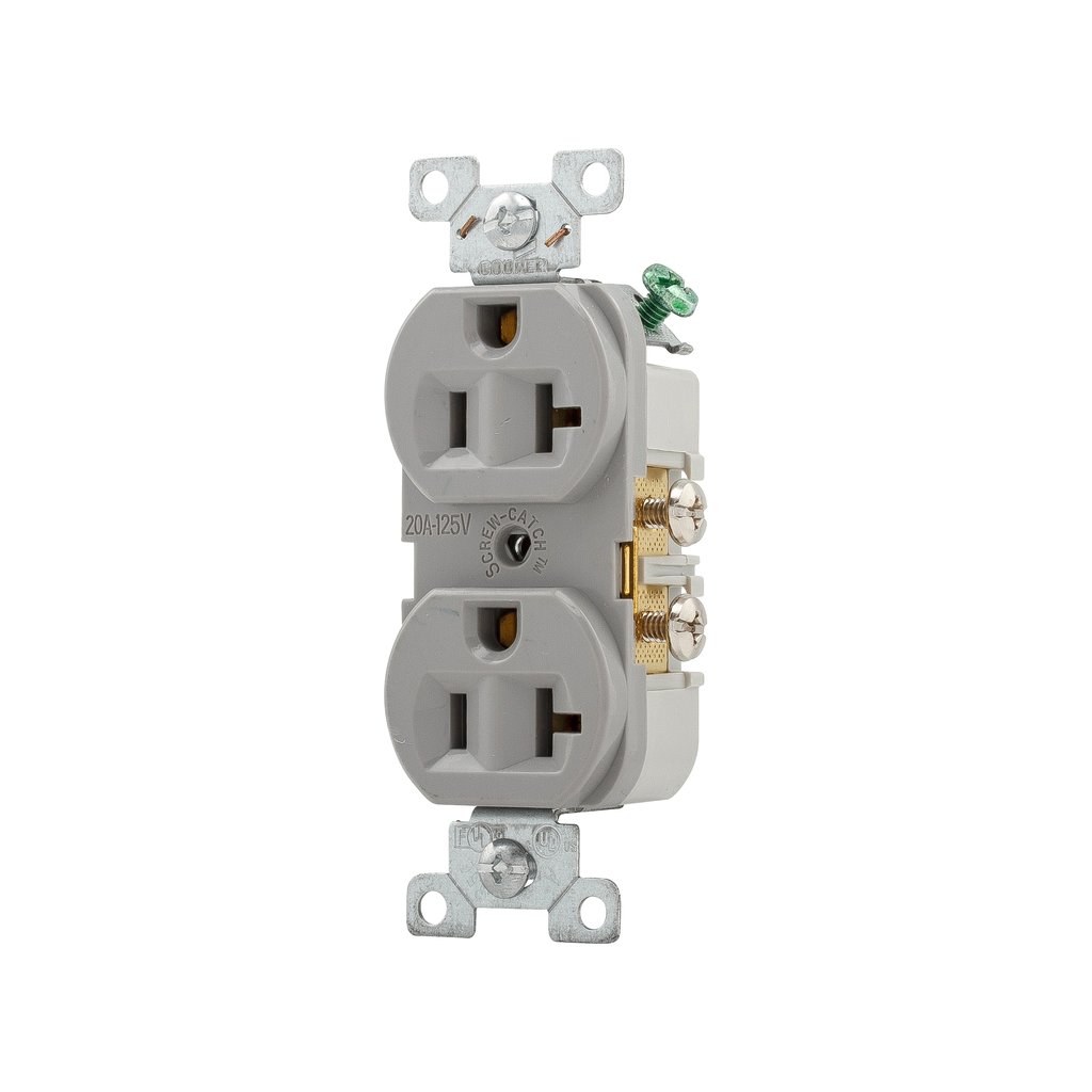 Arrow Hart Wiring CR20GY 20 Amp 125 Volt Duplex Receptacle Arrow Hart Wiring CR20GY 20 Amp 125 Volt Duplex Receptacle