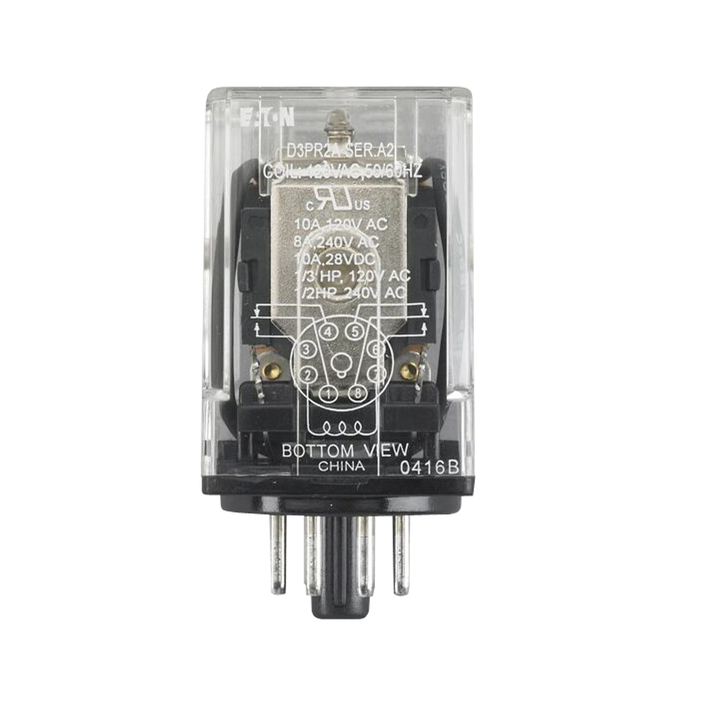 D3 Series General Purpose Plug-In Relay