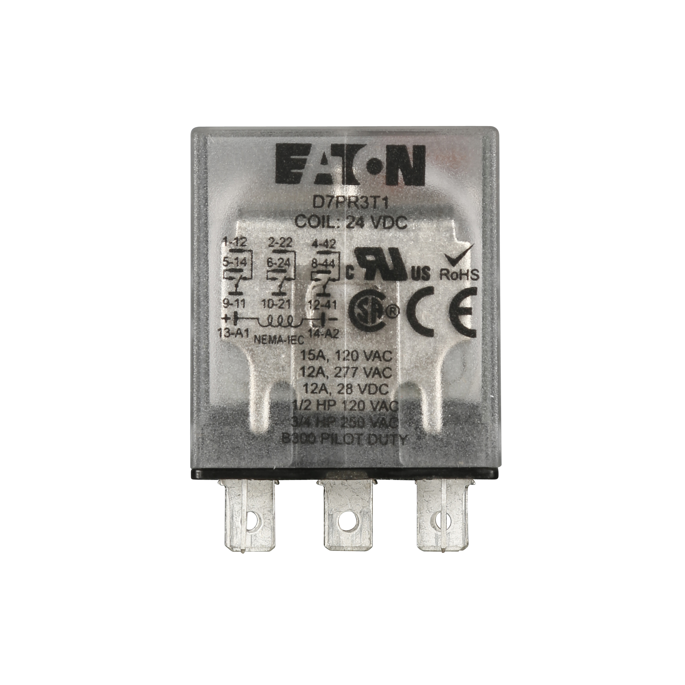 D7 Series General Purpose Plug-In Relay