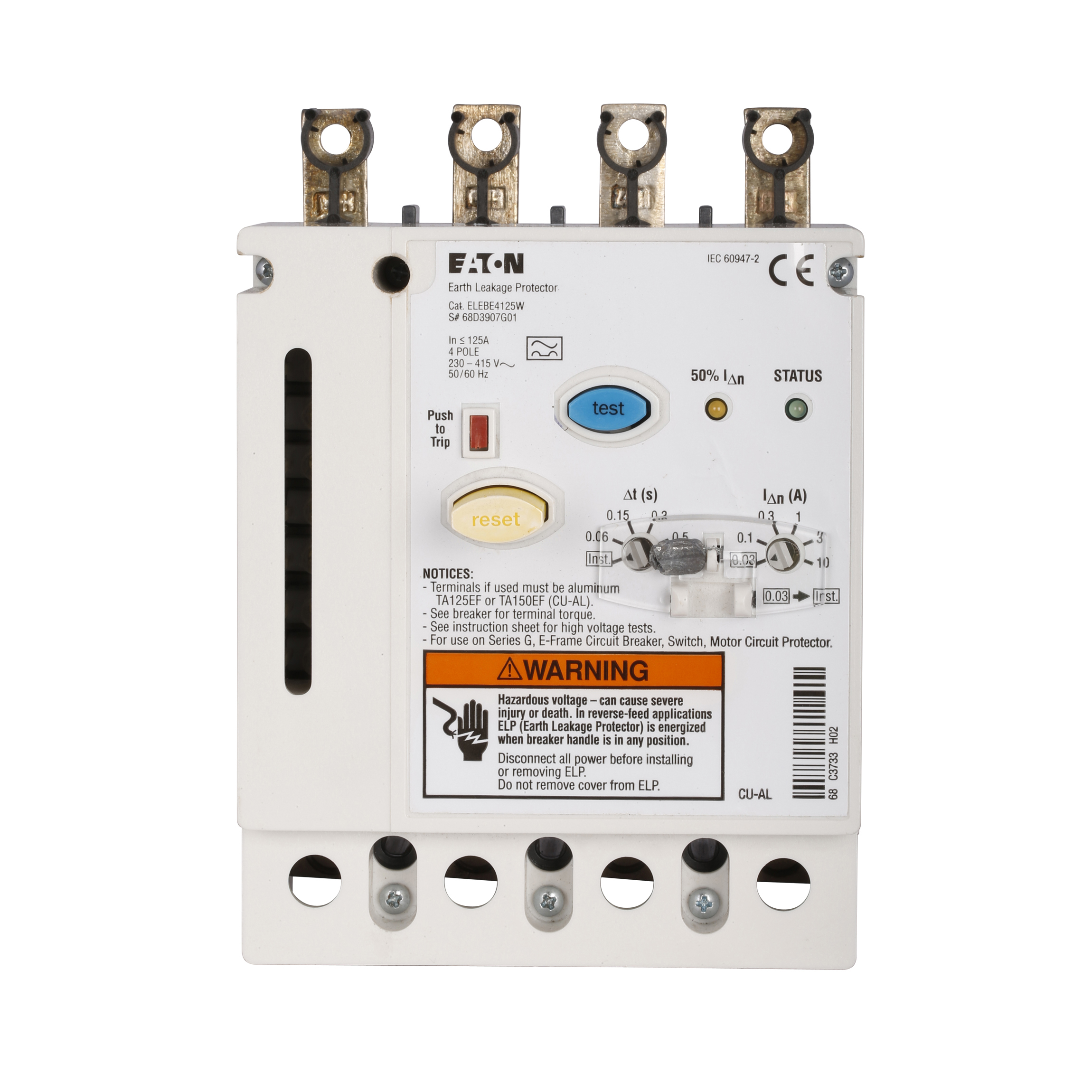 Series G, EG-frame Molded Case Circuit Breaker
