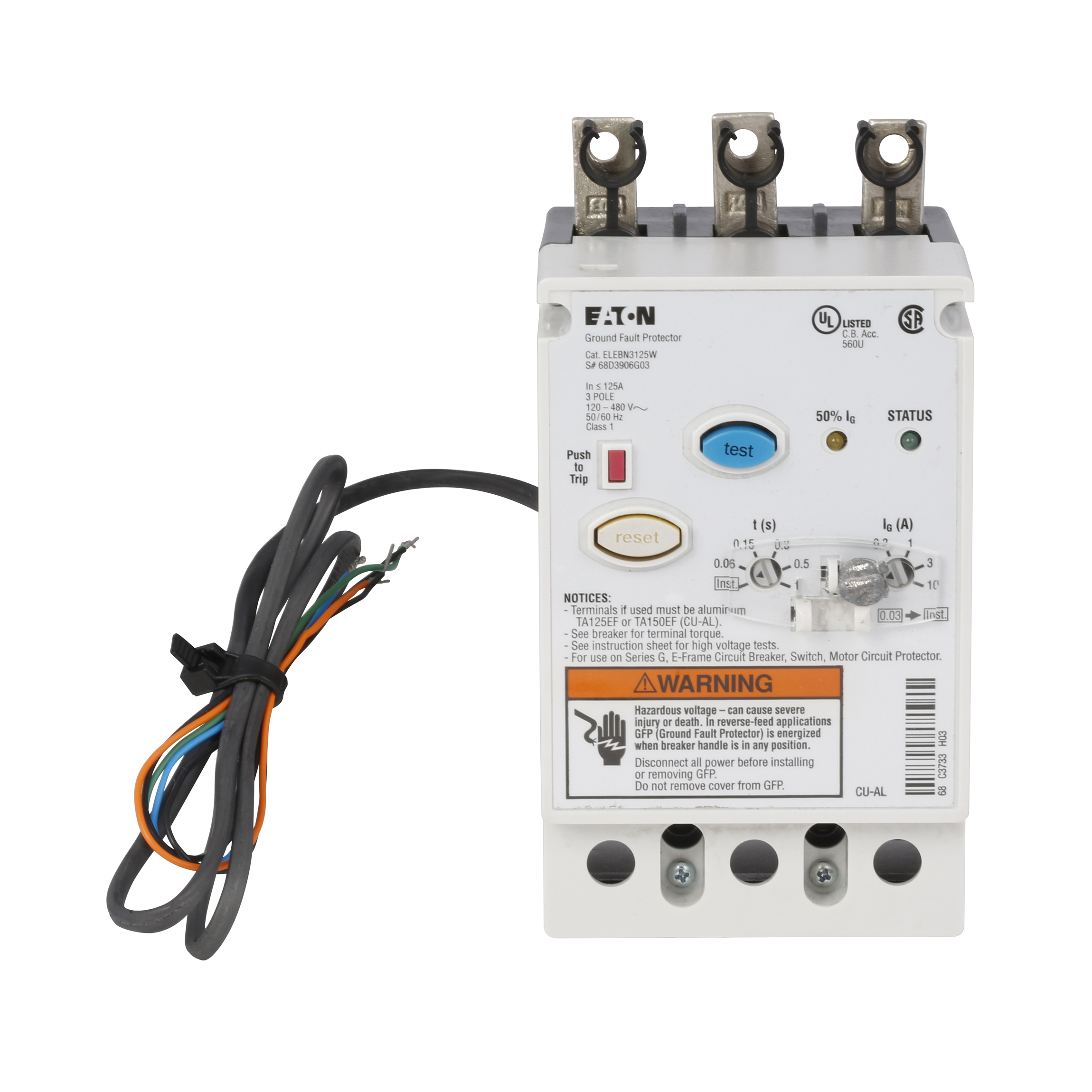 Series G, EG-frame Molded Case Circuit Breaker