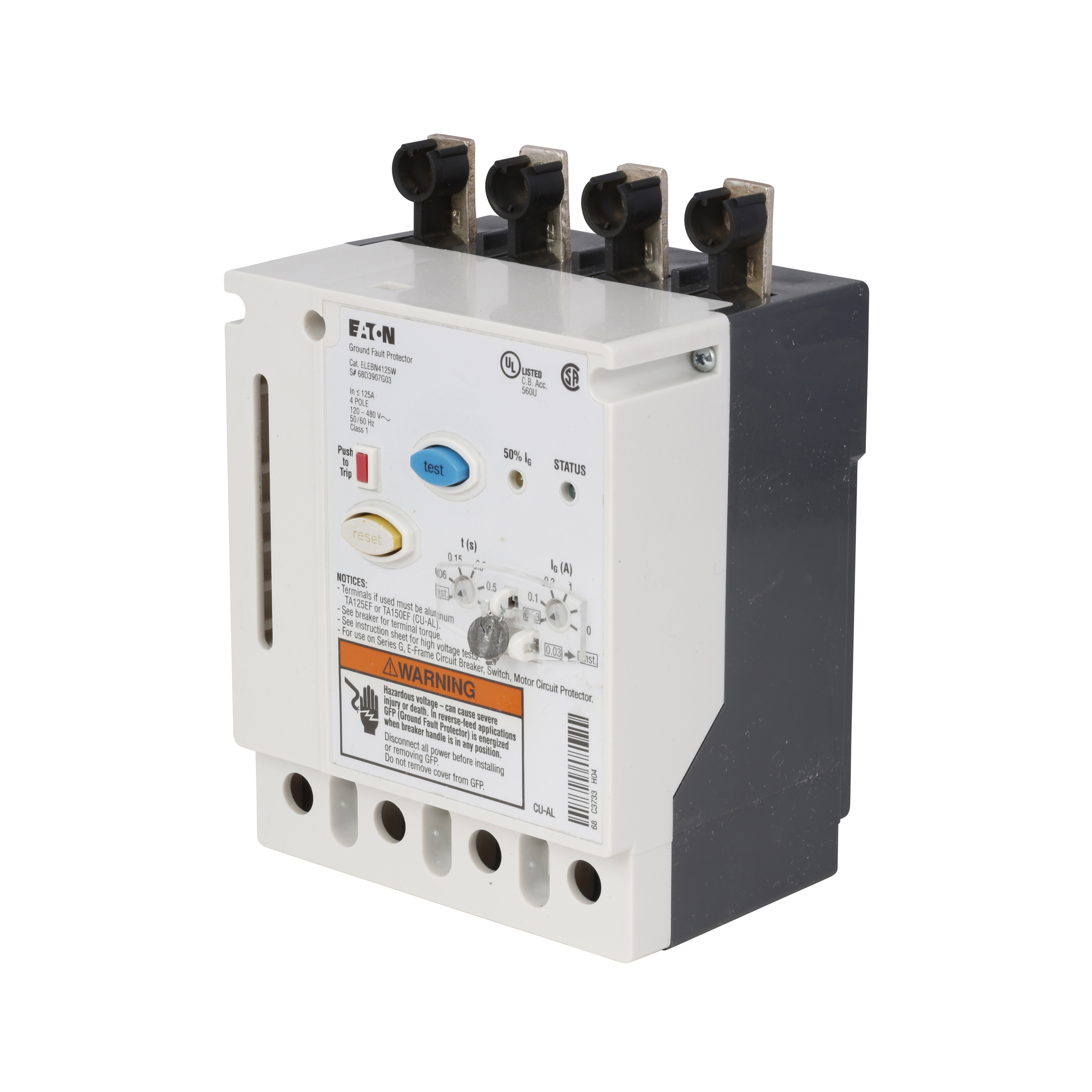 Series G, EG-frame Molded Case Circuit Breaker