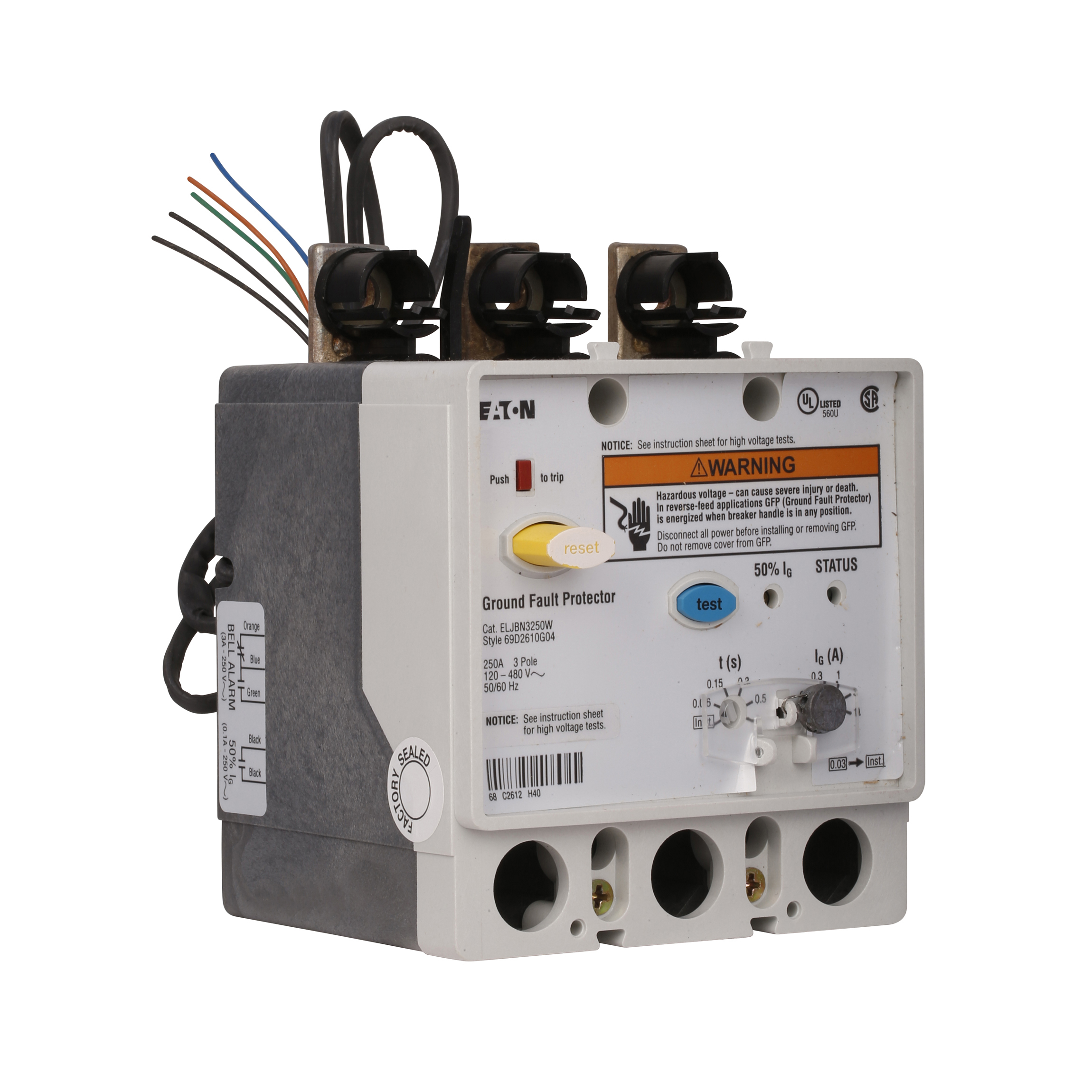 Series G, JG-frame Molded Case Circuit Breaker