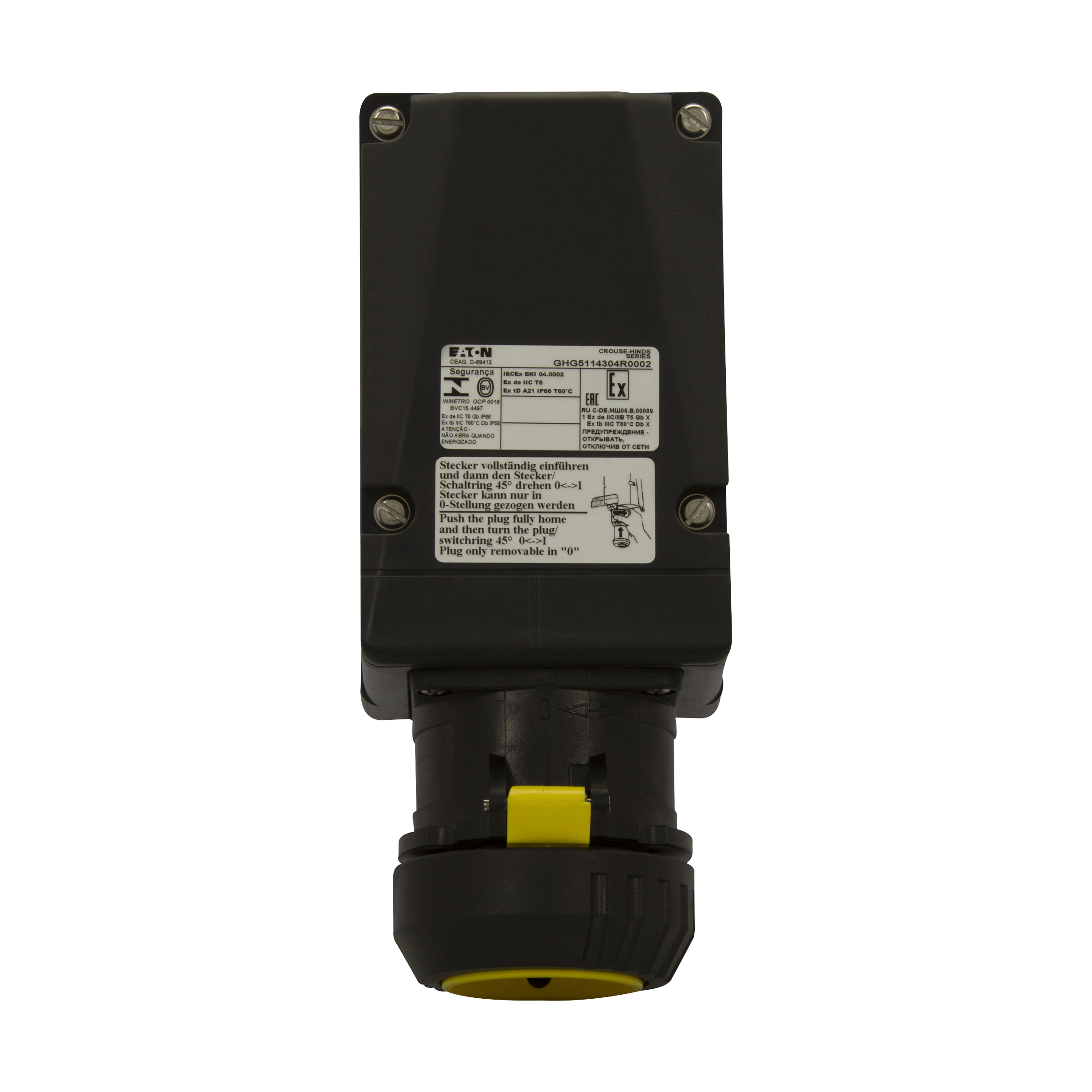 Eaton's Crouse-Hinds series IEC 60309 Interlock Receptacle