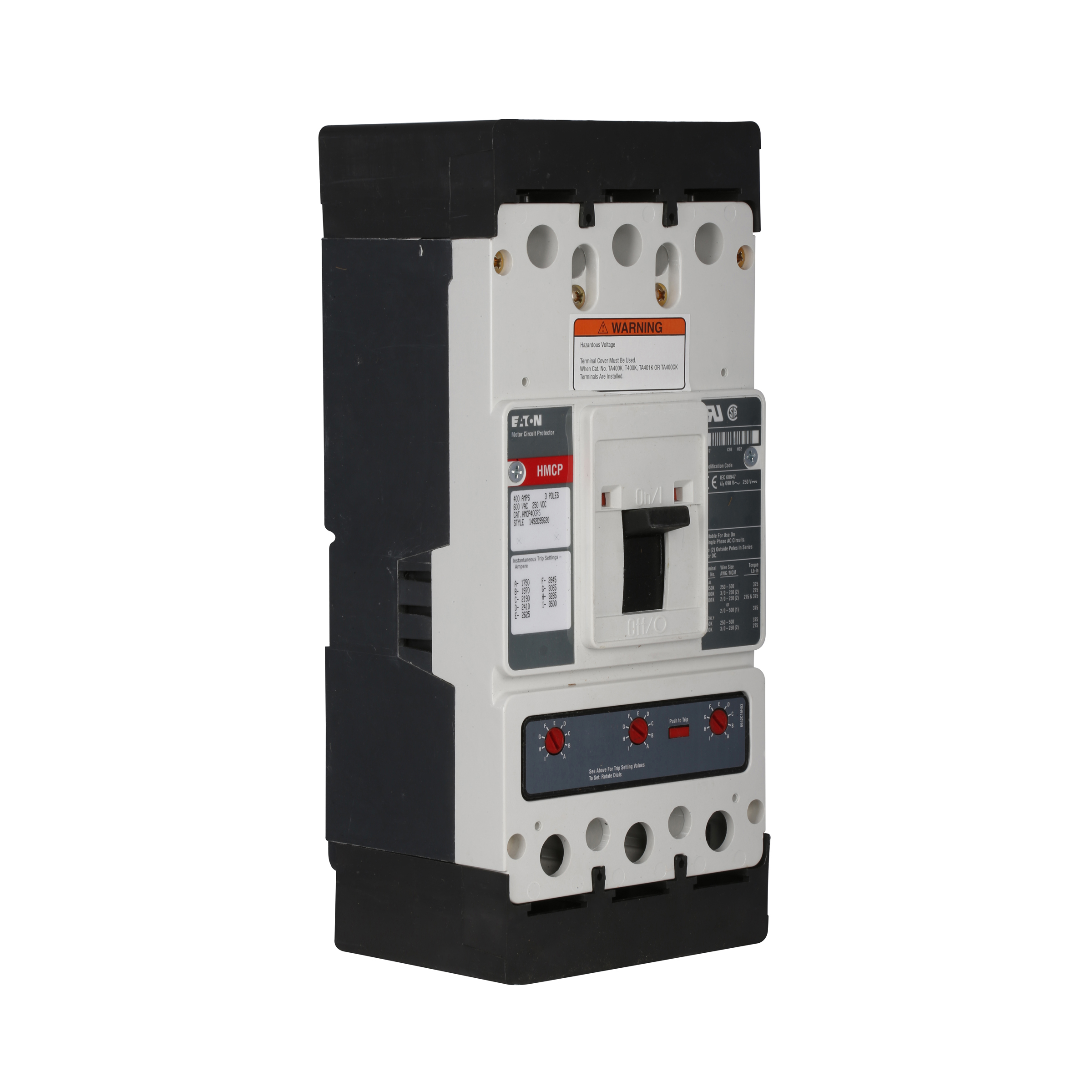 Series C, K-frame Motor Circuit Protector