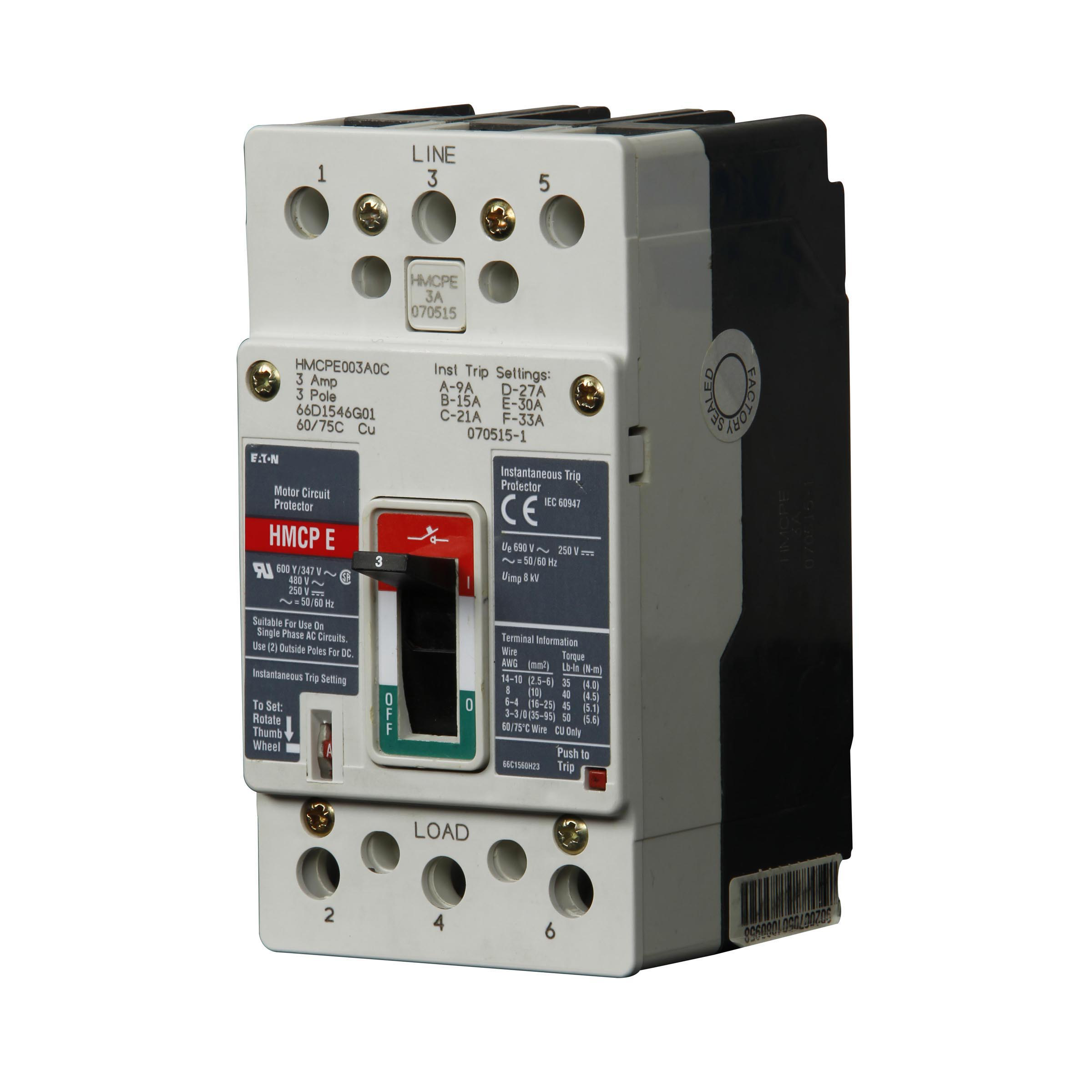 Series G, EG-frame Motor Circuit Protector