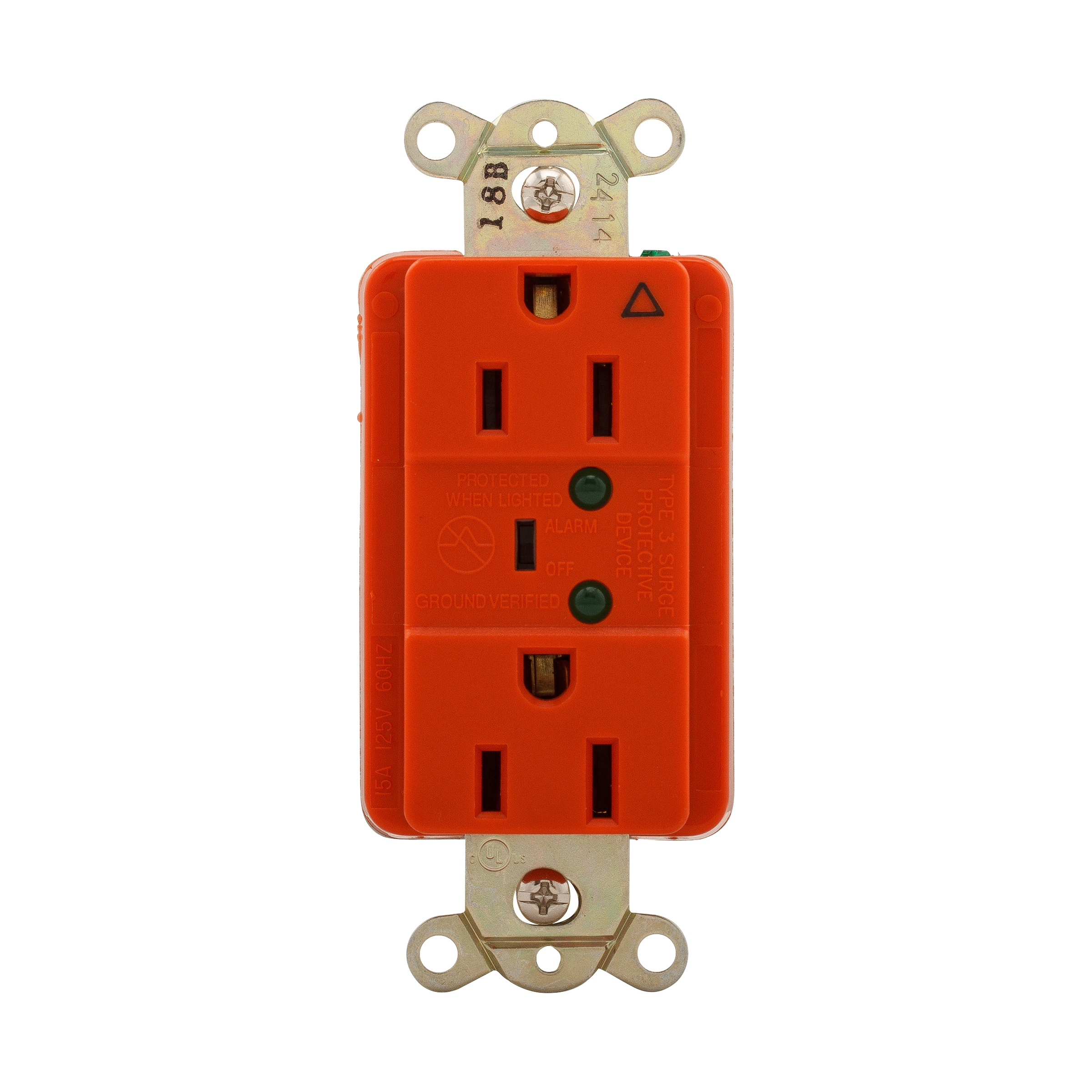 Surge Protection Isolated Ground Receptacle