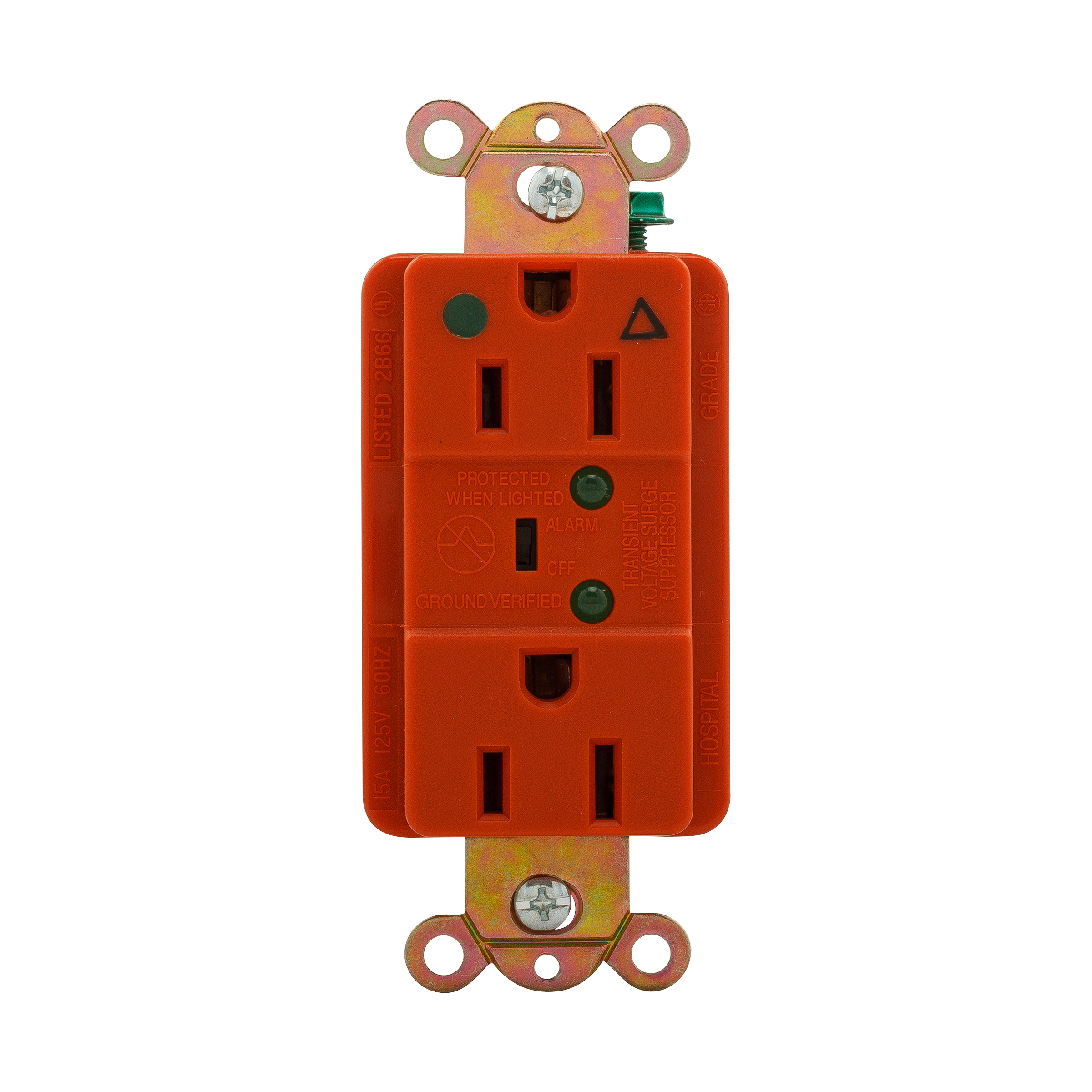 Surge Protection Isolated Ground Receptacle