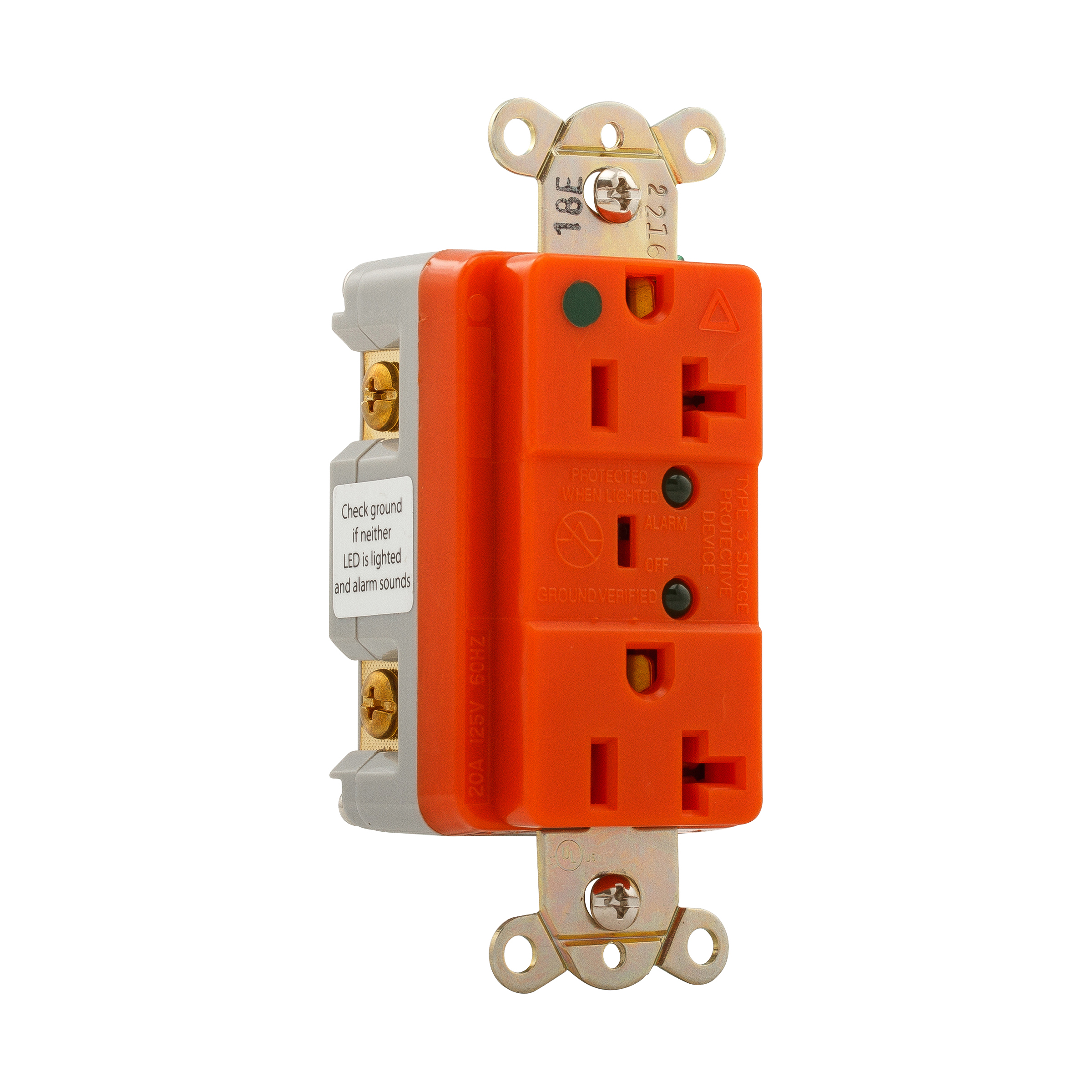Surge Protection Isolated Ground Receptacle