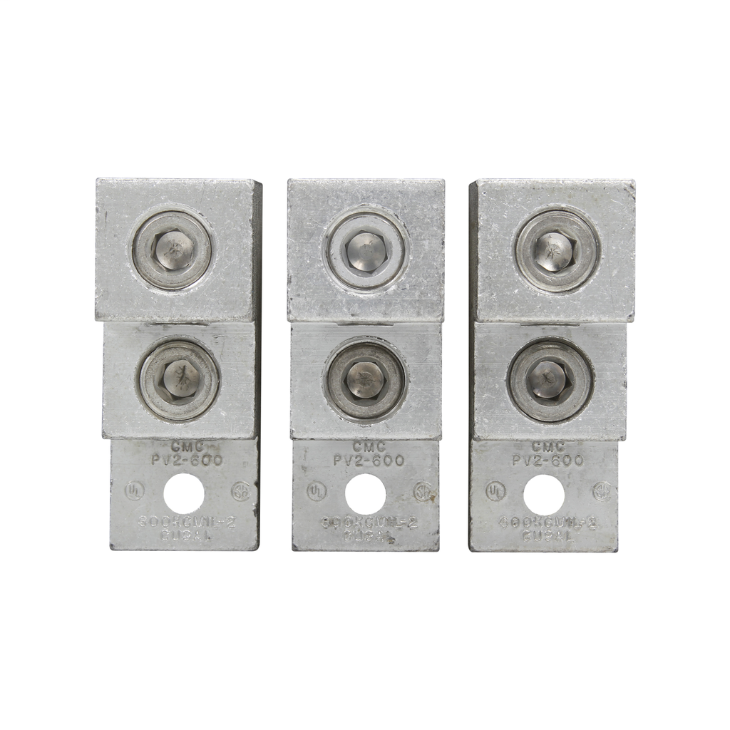 Product image for BUSS LUG5-3 Terminal Lug, 2X(#2-600