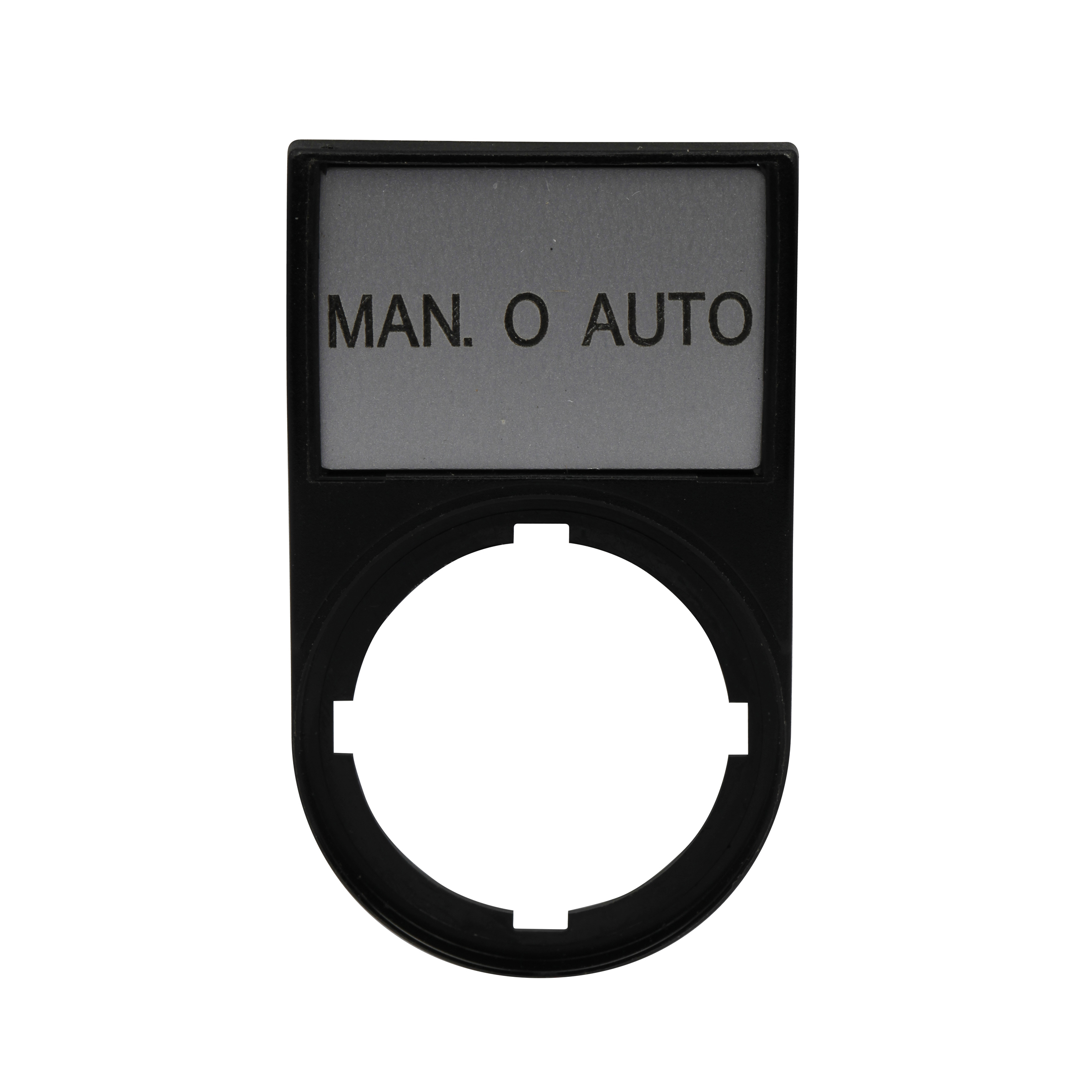 M22 Modular Pushbutton Legend Plate, Complete