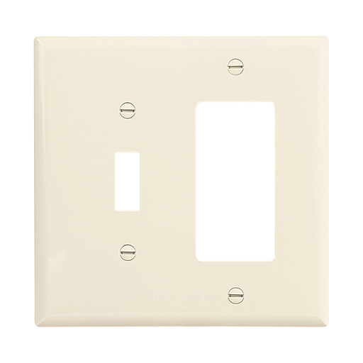 White Decorator Switch Outlet Wall Plate Cover Oversized 1-Gang 5.5/" x 3.5/"