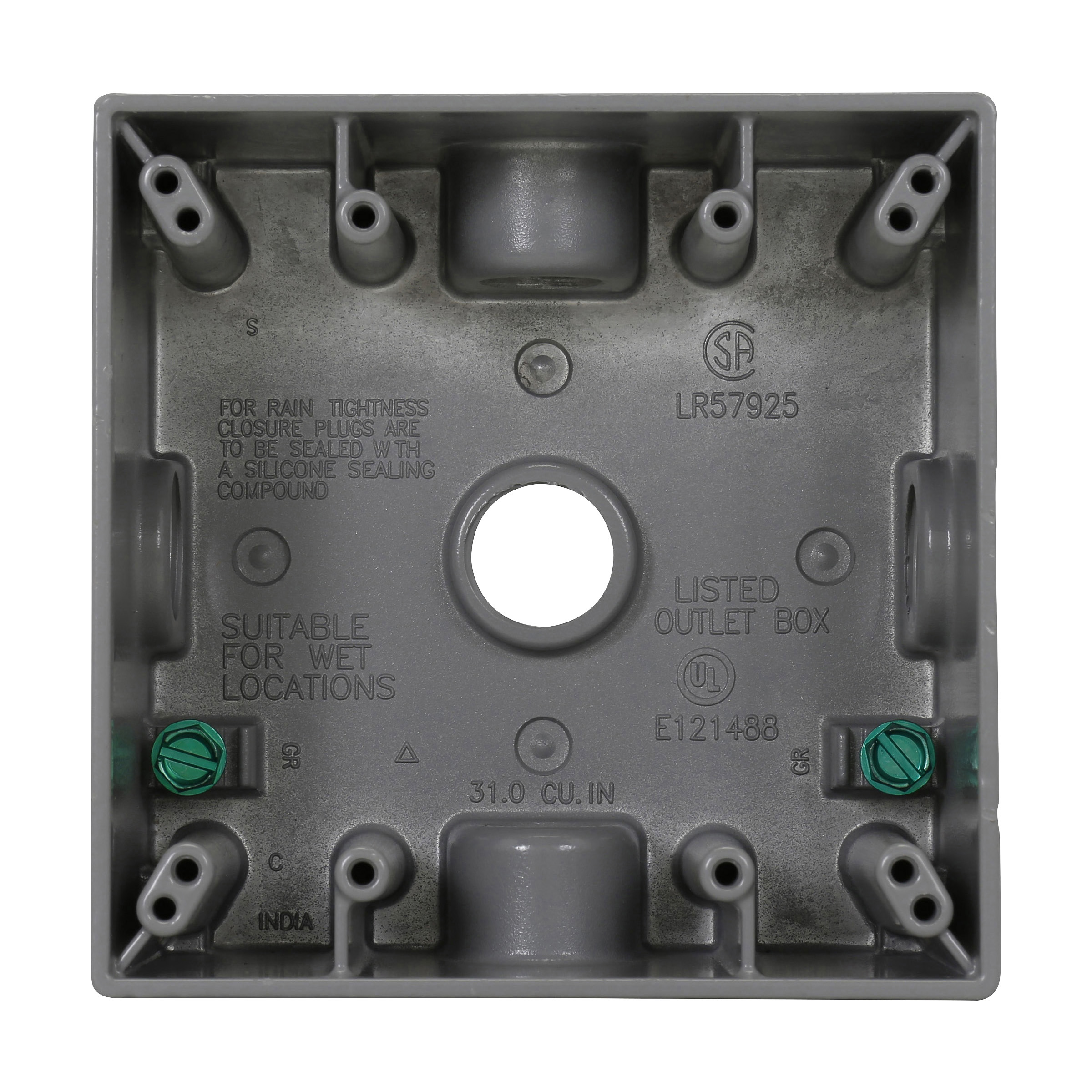 Eaton's Crouse-Hinds series Weatherproof Outlet Box